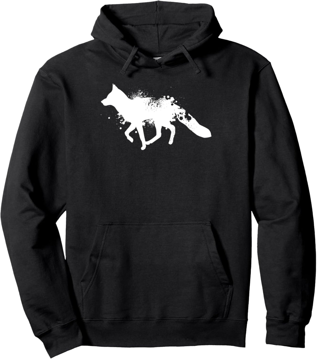 Tiersilhouette Tier Silhouette | Damen Kinder Herren | Fuchs Pullover Hoodie