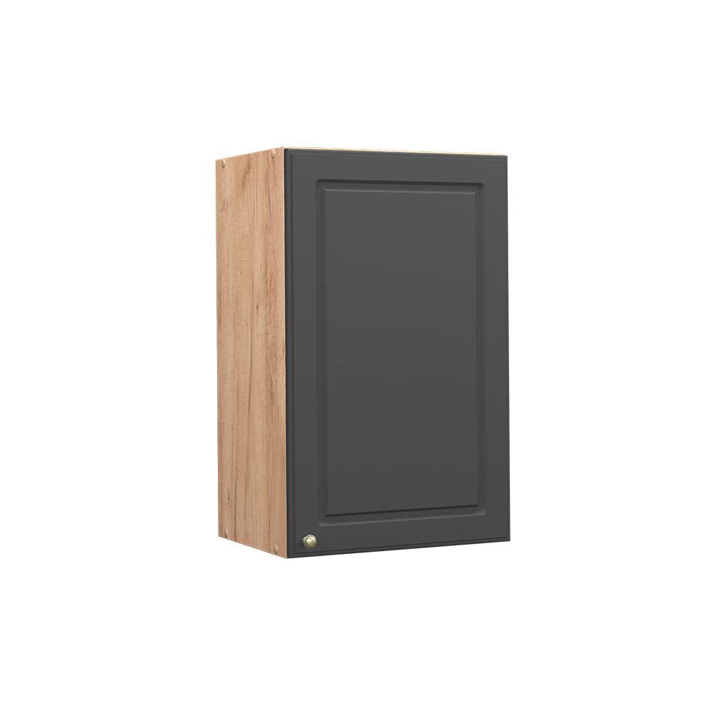 Vicco Hängeschrank Fame-Line, Anthrazit-Gold/Goldkraft Eiche, 45 cm Anthrazit-gold Hängeschrank 45 c