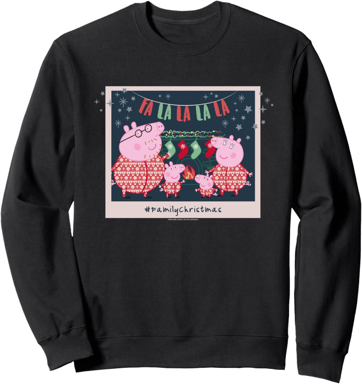 Peppa Wutz George, Mummy Pig And Daddy Pig #FamilyChristmas Sweatshirt