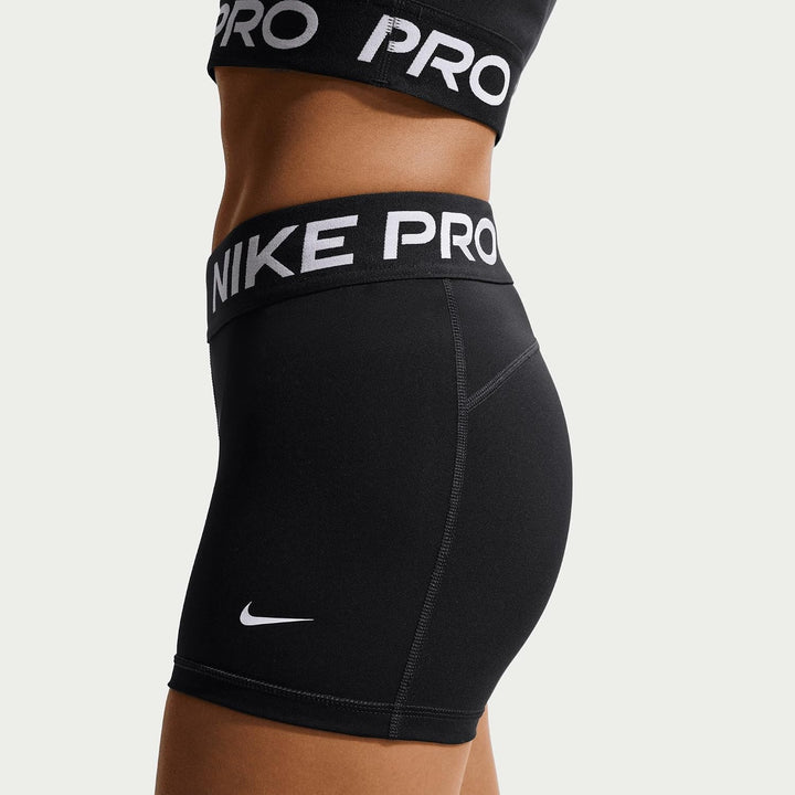 Nike Damen W Np 365 kort 3" Shorts, Black/White XS Black/White, XS Black/White