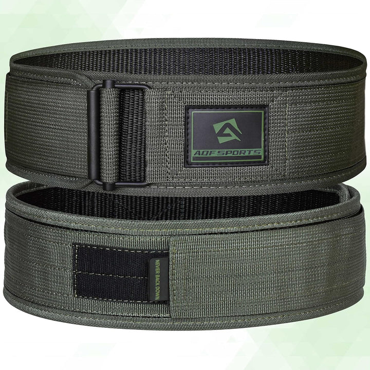 AQF Gewichthebergürtel, 4"/10.2cm Autolock Nylon Gürtel, Functional Training Bodybuilding Fitness Gü