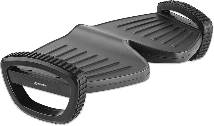 Manhattan 462181 Ergonomische Fussstütze mit Schwingfunktion, Schwarz
