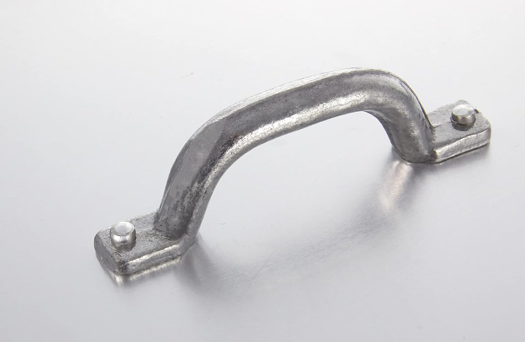 Pentole Agnelli Kasserolle, oval, 2 Griffe und Deckel, Aluminium, satinierte Oberfläche, Silberfarbe