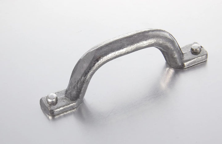 Pentole Agnelli Kasserolle, oval, 2 Griffe und Deckel, Aluminium, satinierte Oberfläche, Silberfarbe