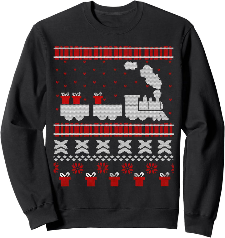 Eisenbahn Geschenk für Eisenbahner I Ugly Christmas Sweatshirt
