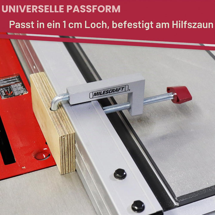 Milescraft 4009 hochweritge und robuste Universal-Anschlagklemmen. Einstellbar und multifunktional f