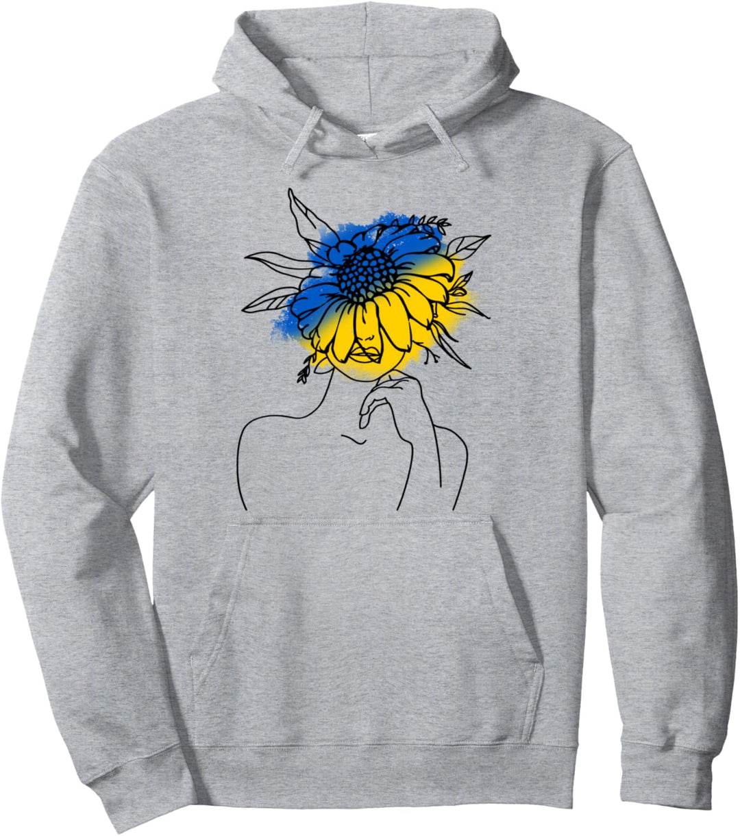 ukrainisches Mädchen Pullover Hoodie