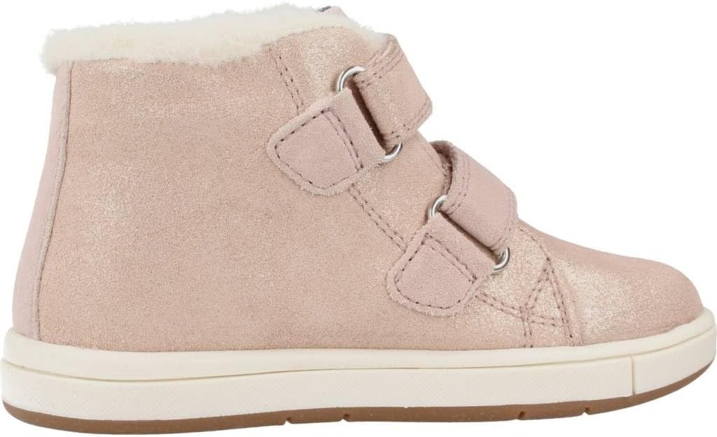 Geox Baby-Mädchen B Trottola Girl WPF Sneakers 25 EU Old Rose Lt Rose, 25 EU Old Rose Lt Rose