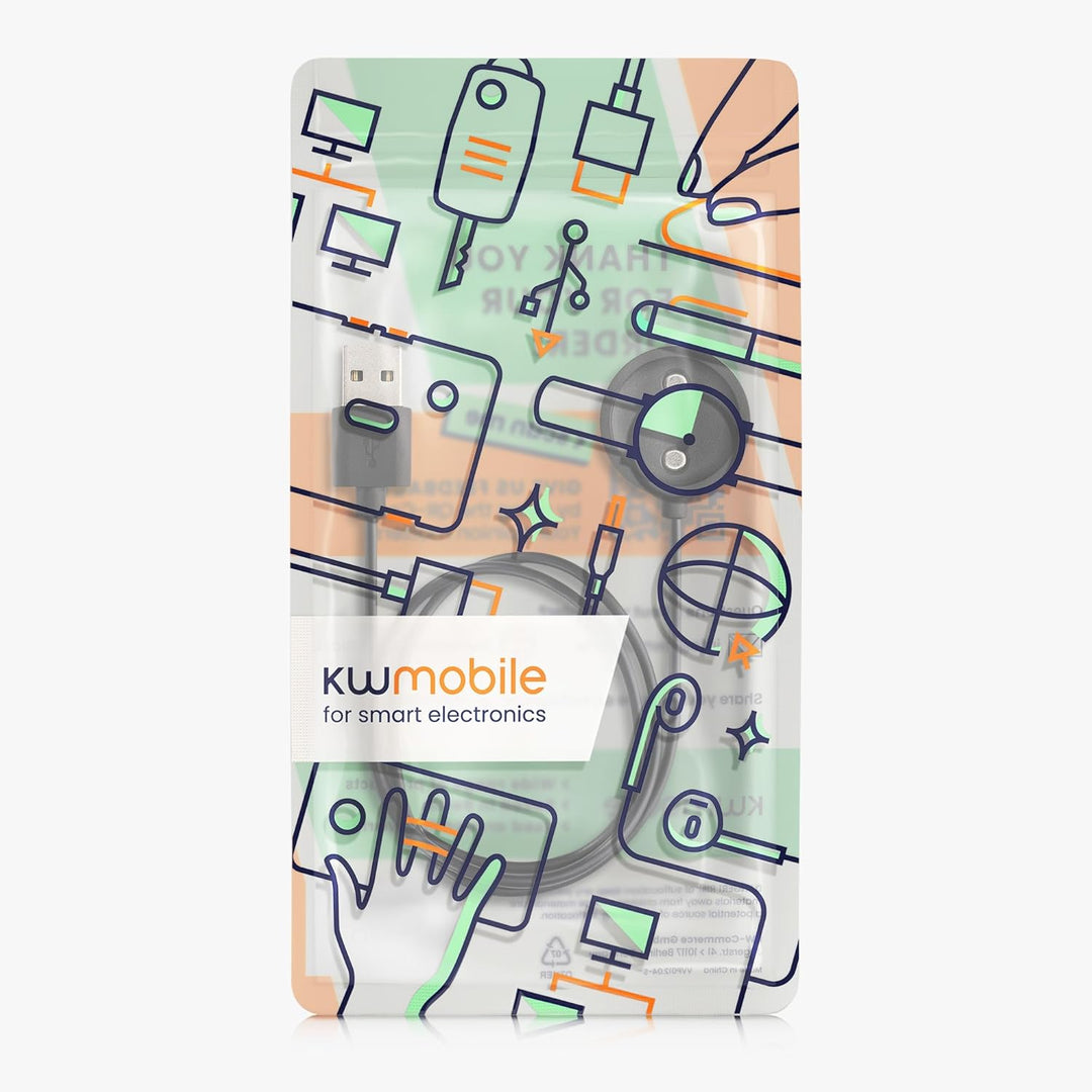 kwmobile USB Kabel Charger kompatibel mit Suunto Vertical/Race S/Ocean Ladekabel - Smart Watch Ersat