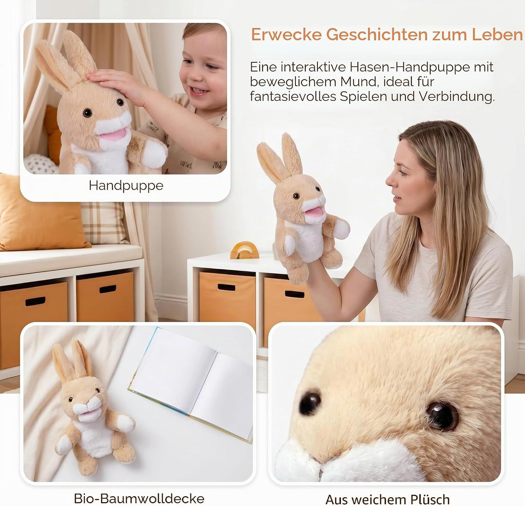 2026 Tierhandpuppen für Kinder,Kleinkind enthält Wolf,Tiger,Löwe,AFFE und bewegliche offene Münder,p