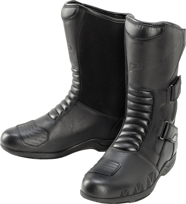 Lucania WP Motorradstiefel Lang Wasserdicht & Atmungsaktiv Rindsleder Komfort & Schutz, 41 EU