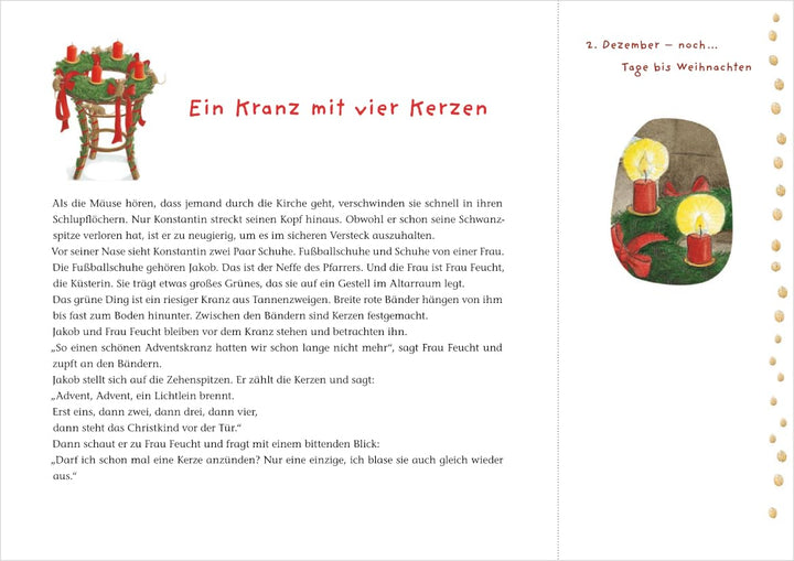 Advent, Advent, ein Mäuslein rennt. Ein Poster-Adventskalender zum Vorlesen (Adventskalender mit Ges