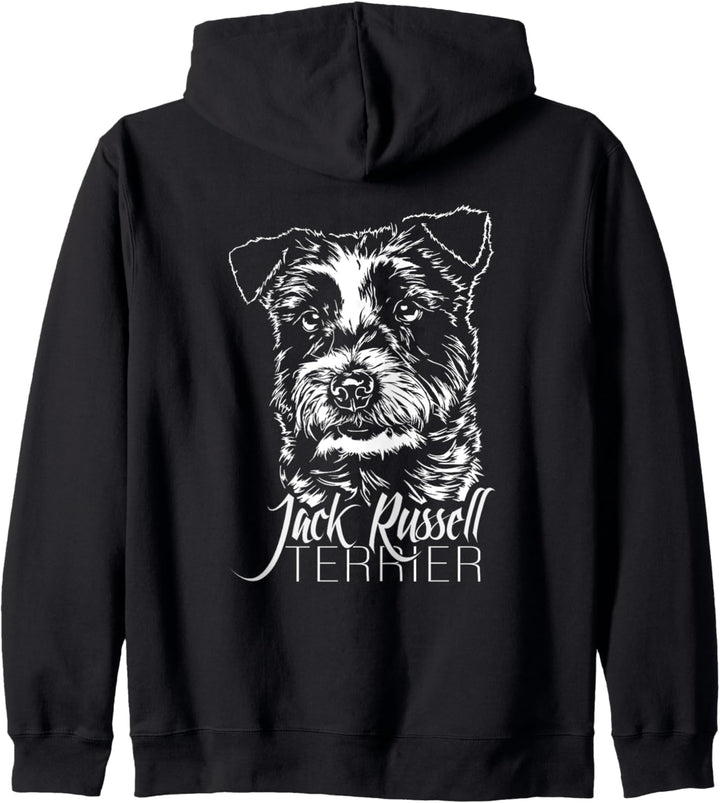 Jack Russell Terrier Hund Hunde Hundeportrait Hunde Kapuzenjacke