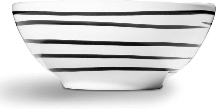 GMUNDNER KERAMIK Schwarzgeflammt Geschirr, Bowl (Ø 17cm), handgemacht in Österreich