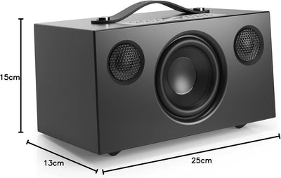 Audio Pro C5 MKII - Tragbarer Multiroom Lautsprecher mit Bluetooth & WiFi - Kabelloser Smart Speaker