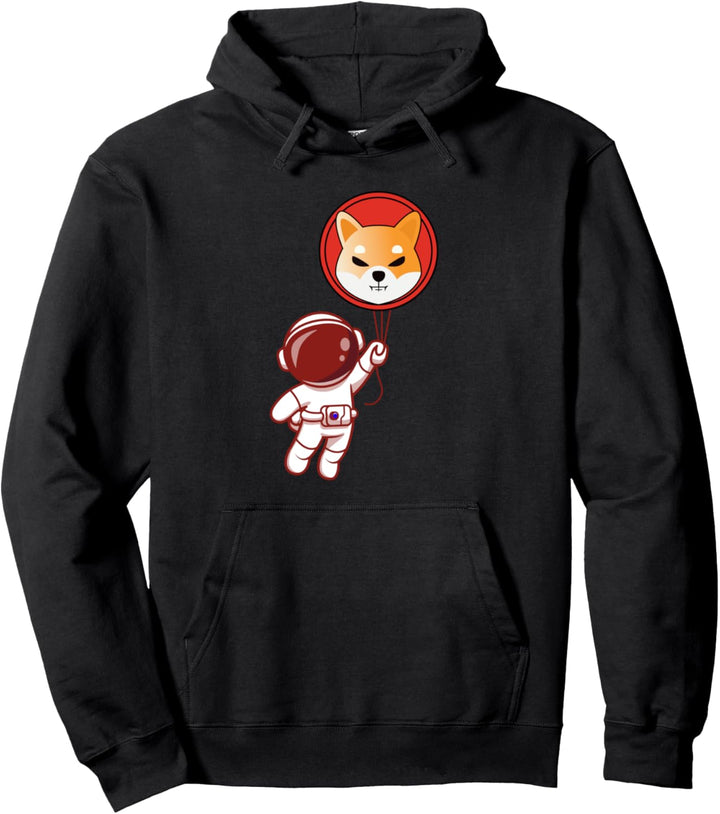 Kryptowährung Shiba Inu Shib Armee zum Mond Krypto Meme Pullover Hoodie