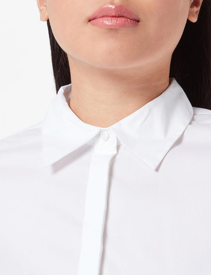 United Colors of Benetton Damen Hemd XL Optisches Weiss 101, XL Optisches Weiß 101
