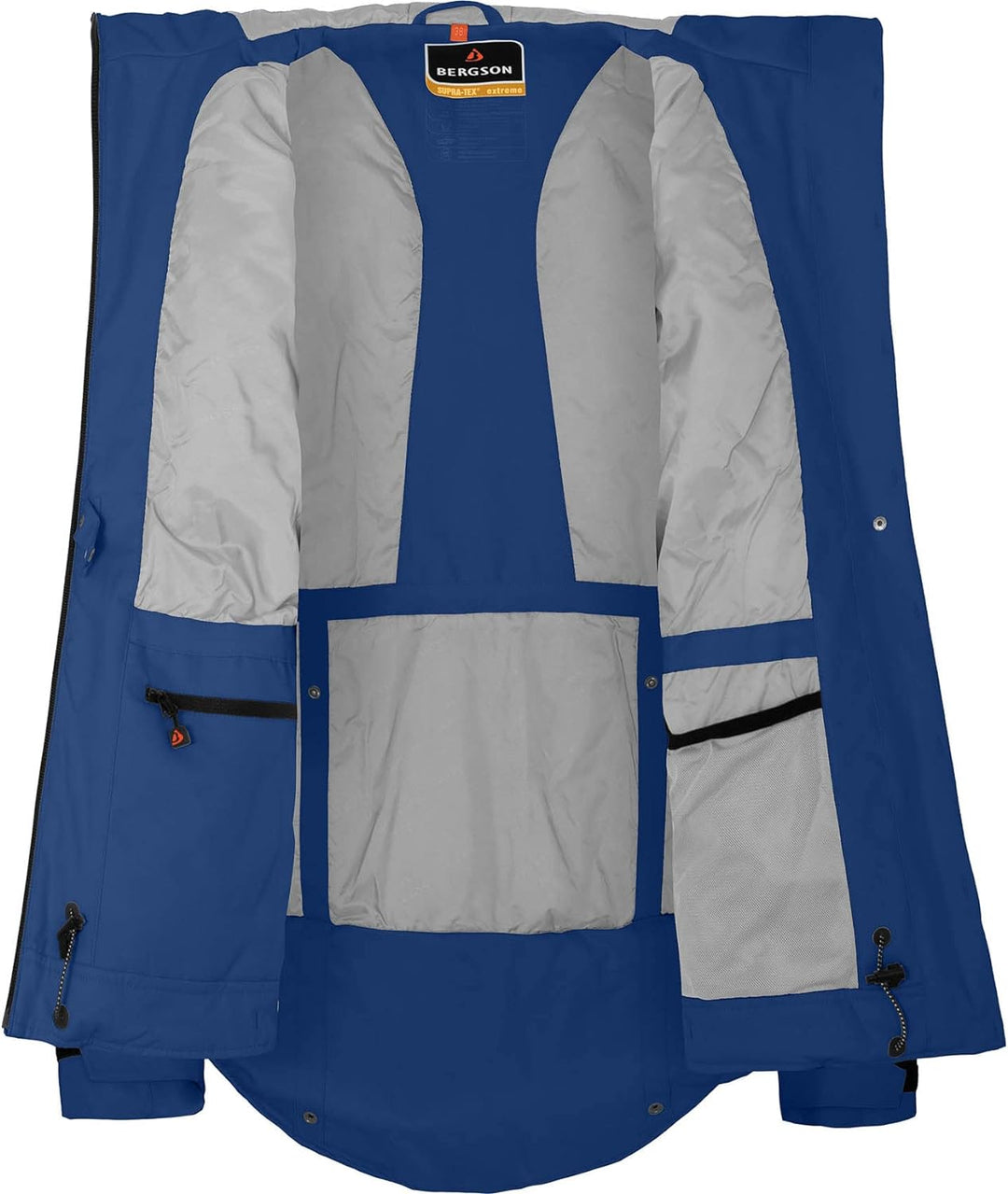Bergson LEKNES Thermo | Damen Regenjacke, leicht wattiert, recycelt, 20000 mm Wassersäule - recycelt