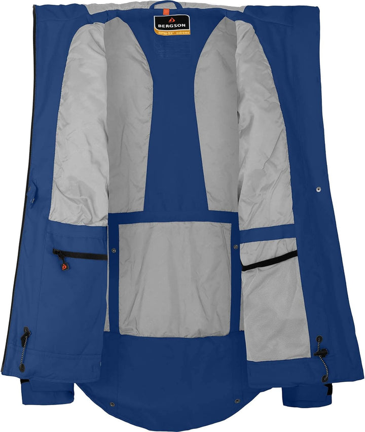 Bergson LEKNES Thermo | Damen Regenjacke, leicht wattiert, recycelt, 20000 mm Wassersäule - recycelt
