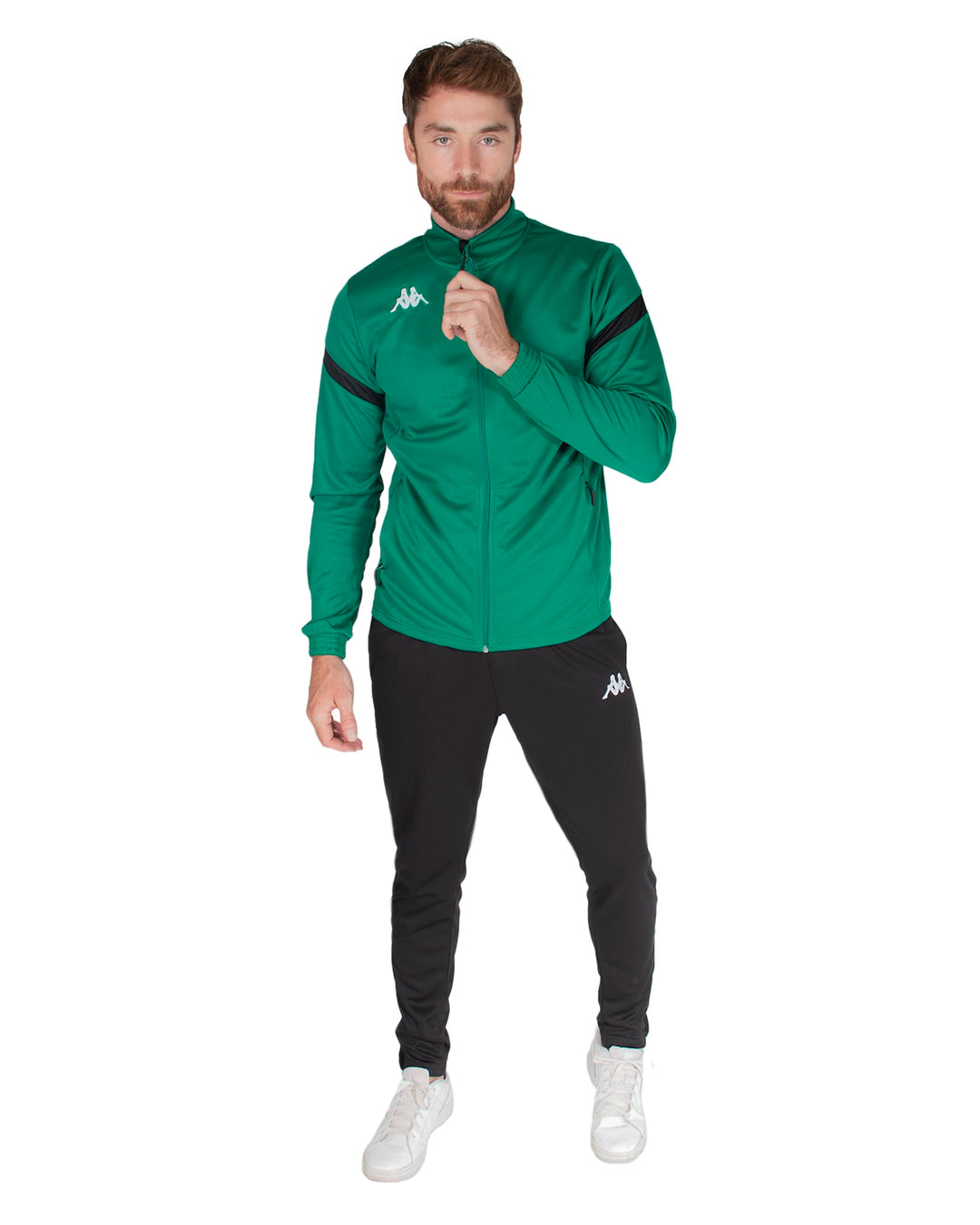 Kappa Unisex Dalcito Trainingsanzug S Verde/Schwarz, S Verde/Schwarz