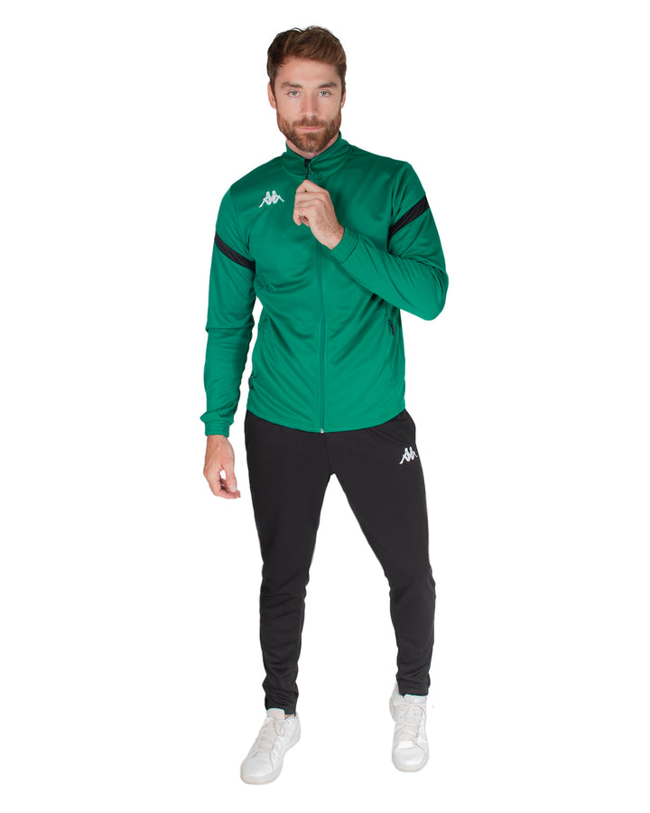 Kappa Unisex Dalcito Trainingsanzug S Verde/Schwarz, S Verde/Schwarz