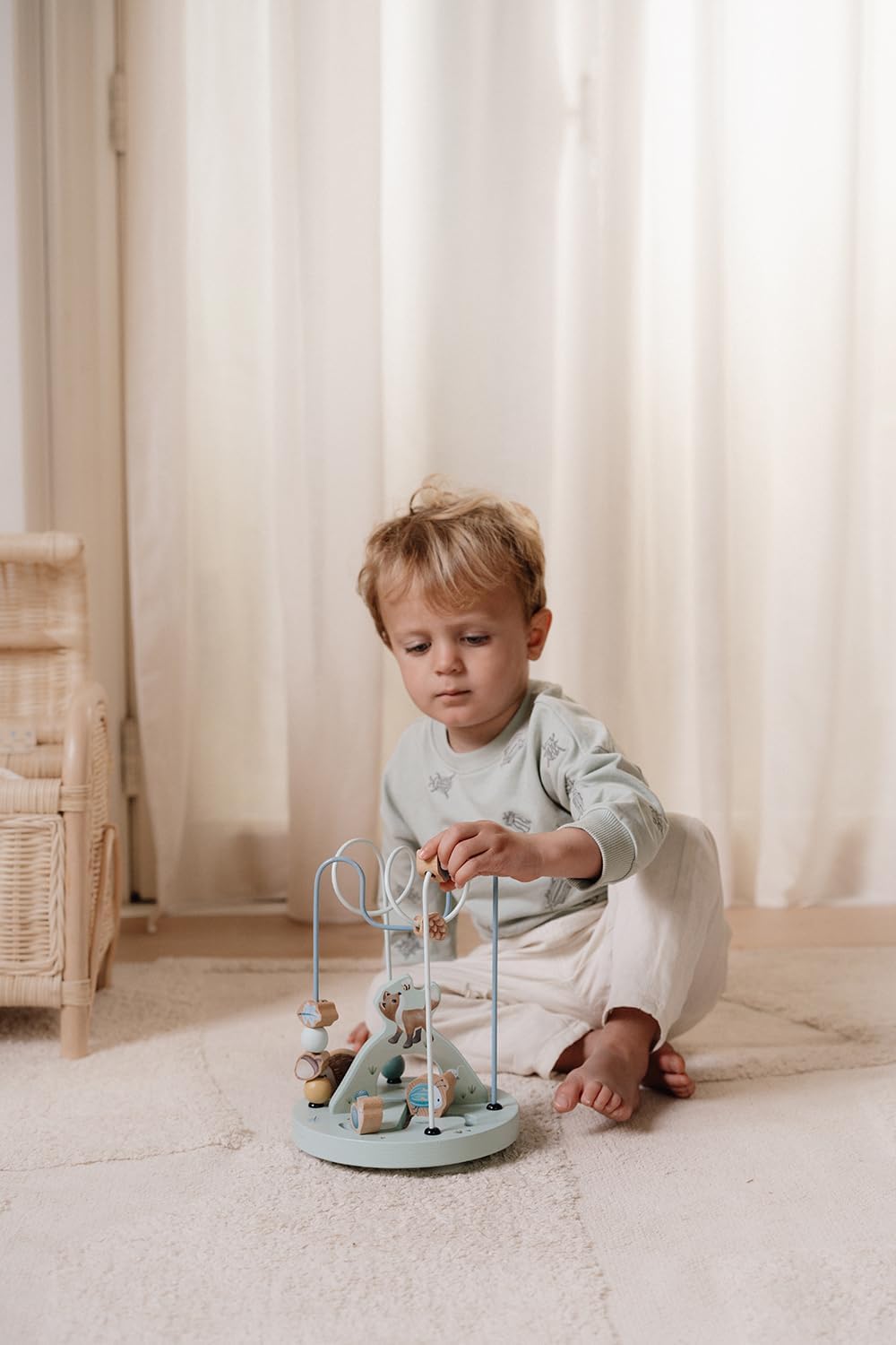 Little Dutch 7248 FSC Holz Aktivitätsspirale Motorikschleife - Forest Friends