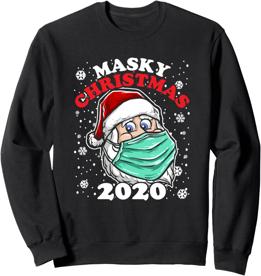 Masky Frohe Weihnachten Weihnachtsmann 2020 Sweatshirt
