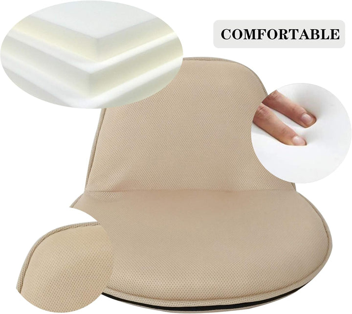 Rebecca Mobili Aufklappbarer Sessel, Bodenstehender Sessel, Netz Polyester, Yoga Lesen, Lounge - Grö