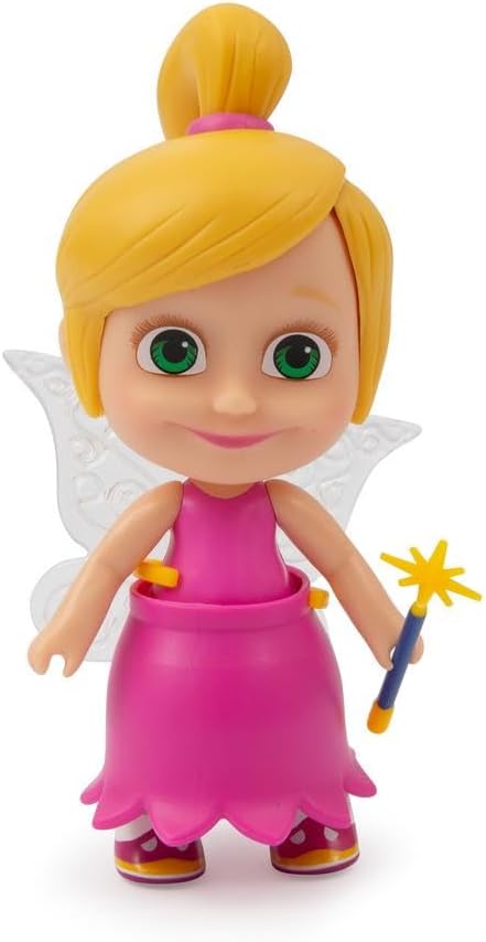 Mascha und der Bär, 12 cm grosse Masha-Puppe mit abnehmbarem Kleid und Haaren, 3 Überraschungstasche
