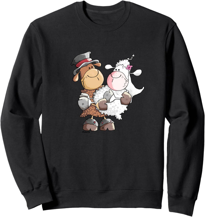 Hochzeit Schafe I Brautpaar Hochzeitsgeschenk Fun Sweatshirt