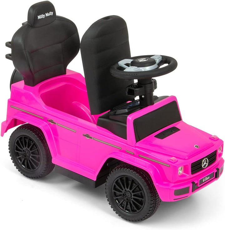 Rutscher mit Griff, Schieberollator, rosa Mercedes G350d White Milly Mally