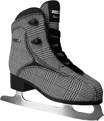 Roces 450557 Women's Model Brits Ice Skate, US 8, White/Silver 8 US weiss / silber, 8 US weiss / sil