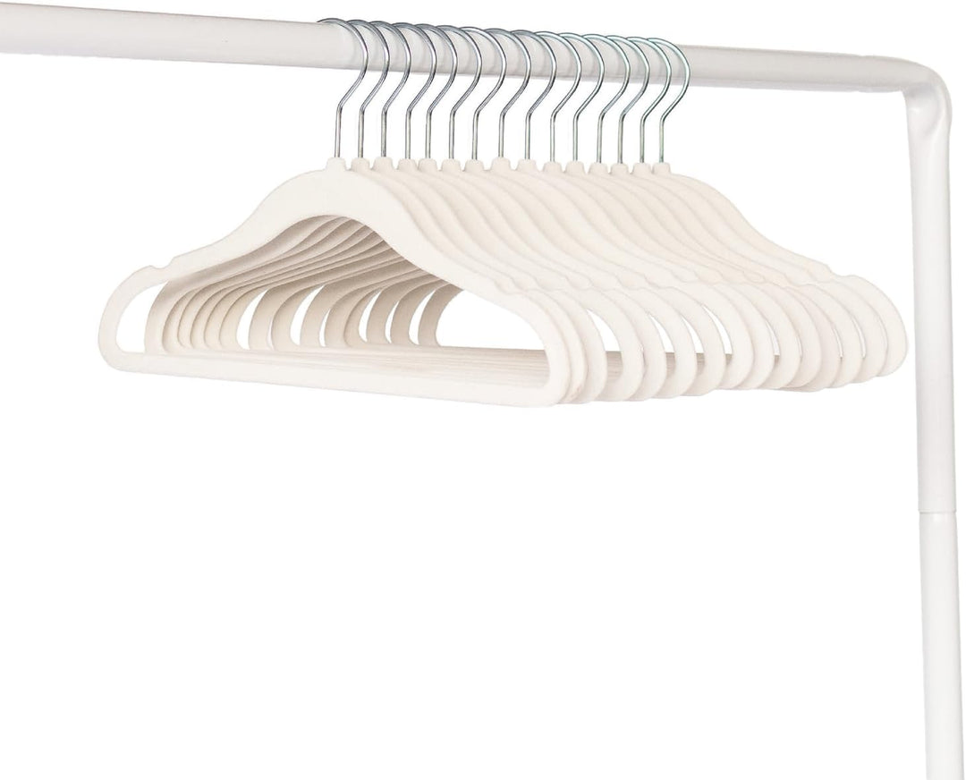 3 Sprouts Kinder Kleiderbügel aus Samt - rutschfest & Robust - Ideal für Baby- & Kleinkinderkleidung