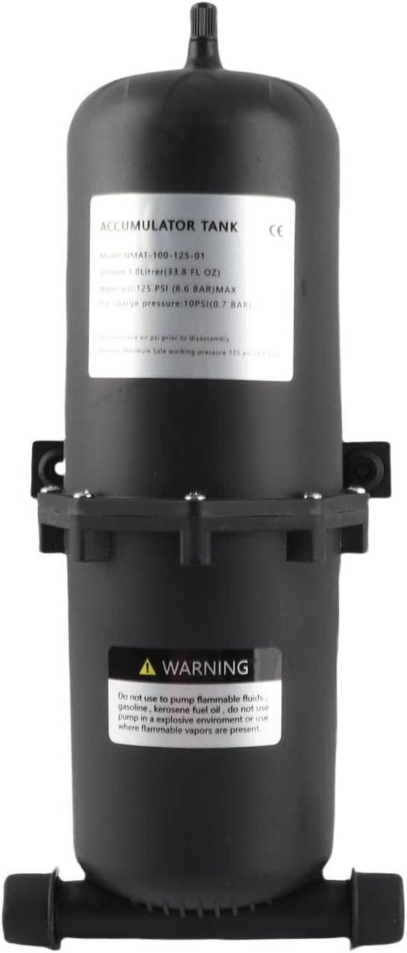 Druckspeicherbehälter, 1 L RV-Drucktank, Konstanter Druck, Starke Dämpfung, Gleichmässiger Wasserflu