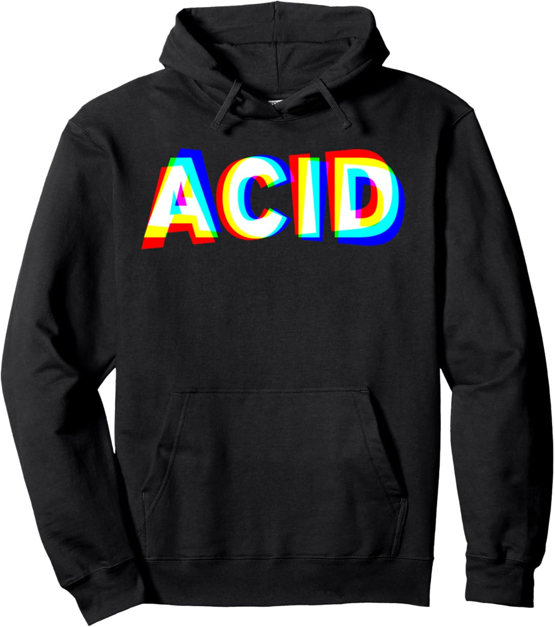 Acid House Techno DJ EDM Raver Rave Festival Pullover Hoodie