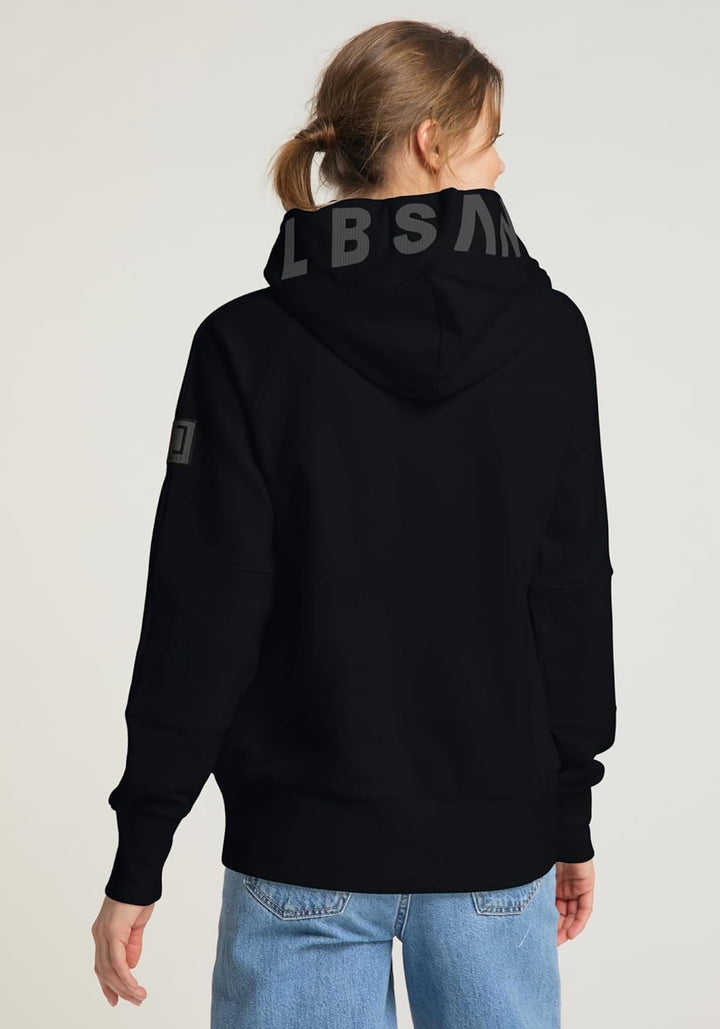 Elbsand Kelda Damen Sweatjacke mit Kapuze, Zip-Jacke, Reissverschluss XS Quartz, XS Quartz