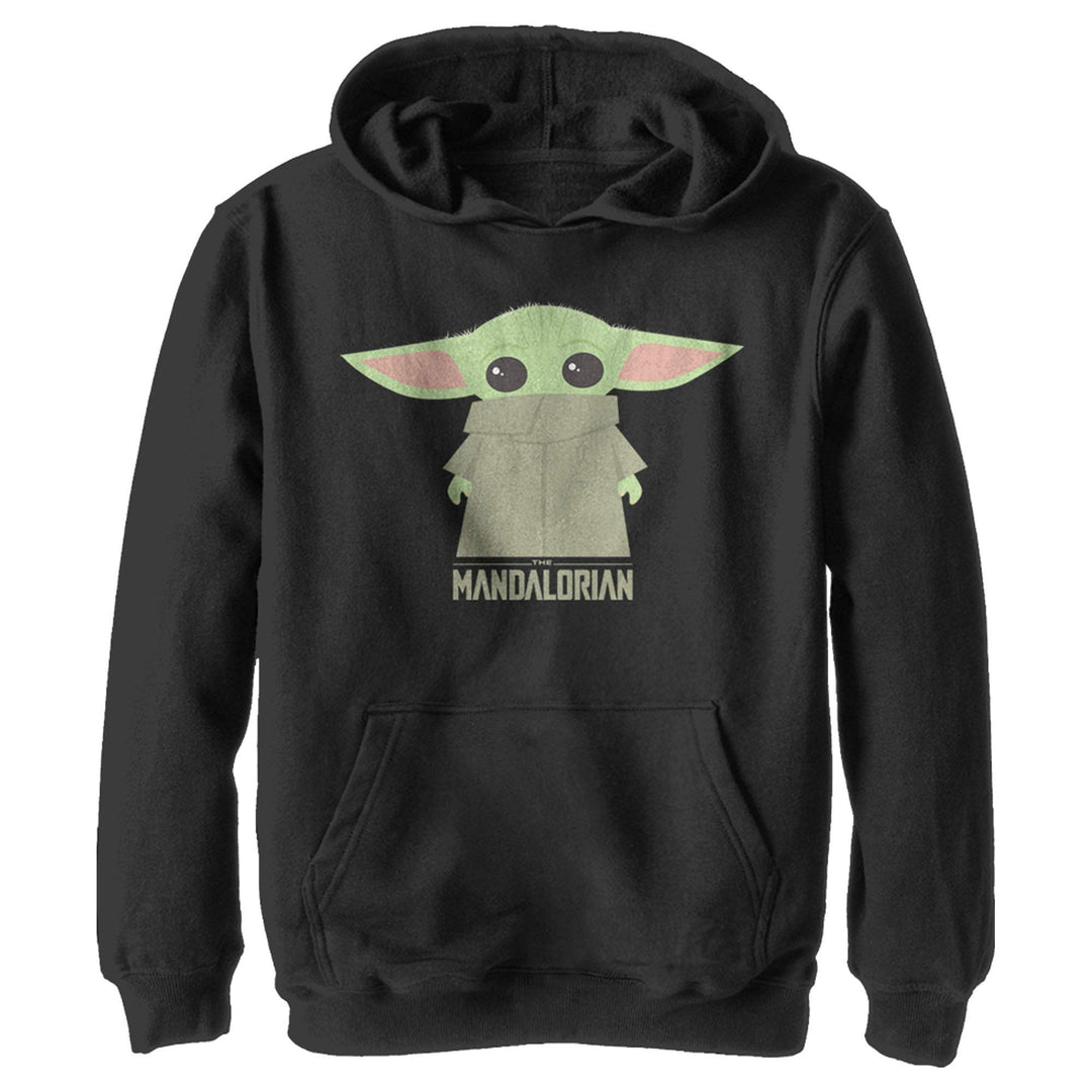 Star Wars Jungen The Child Covered Face Hoodie, Schwarz, S