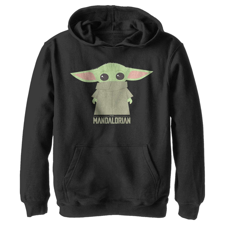 Star Wars Jungen The Child Covered Face Hoodie, Schwarz, S