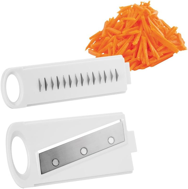 Metaltex 194875084 Profi Mandolino Universalreibe, Weiss