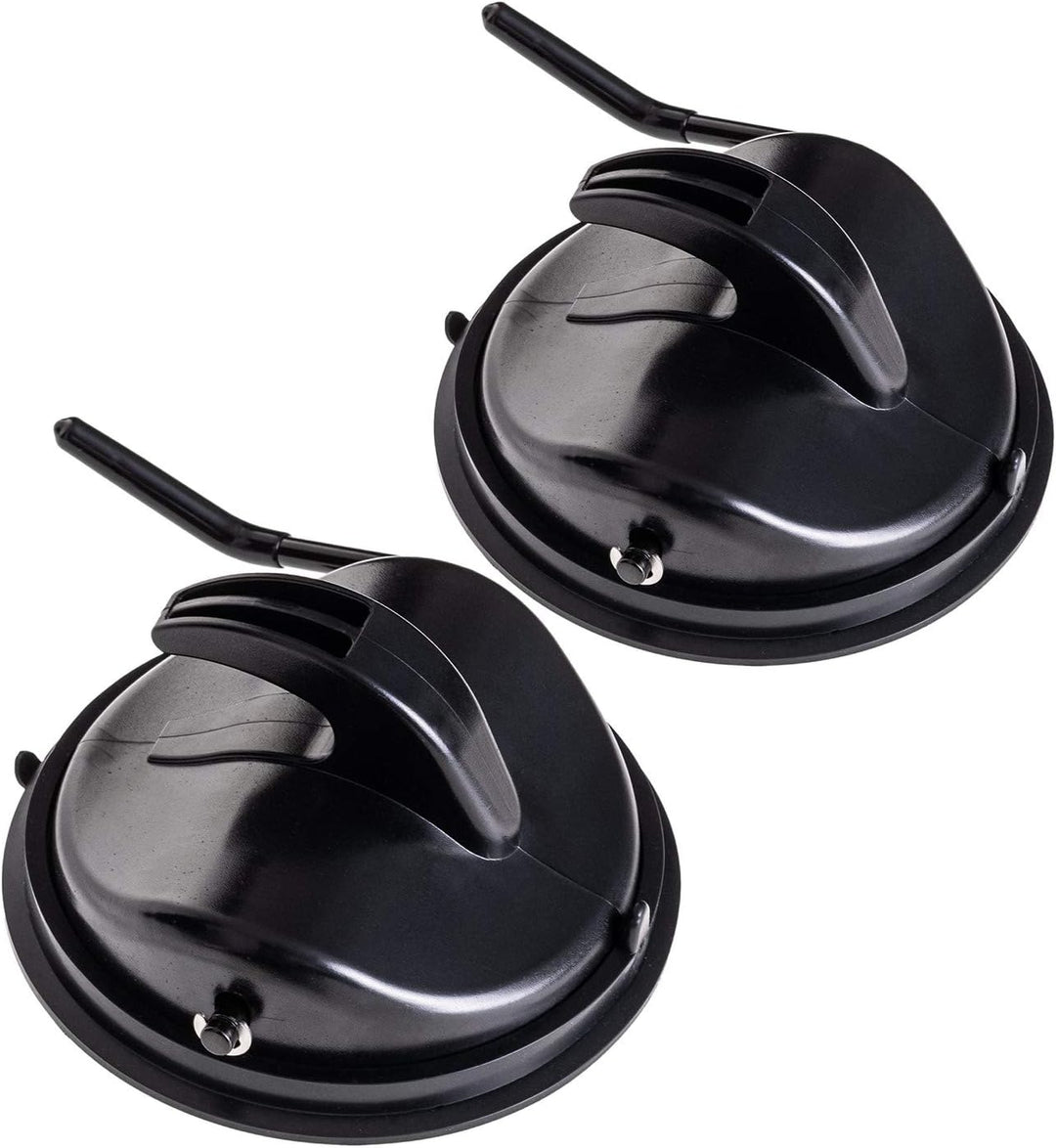 qeedo Easy Hook Klappsauger, Saughaken Set, 2 x Saugnäpfe mit Haken, max. 15 kg