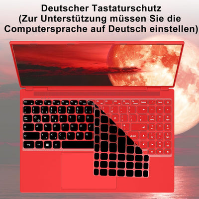 AOCWEI Laptop 16 zoll 12GB RAM 512GB ROM Erweiterungen 2,5" 1 TB SSD, Laptop Win 11 mit 4-Core CPU N