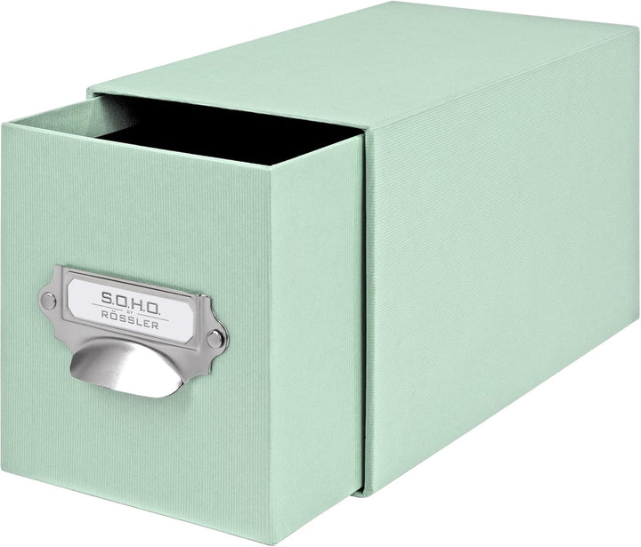 Rössler SOHO CD-Schubladenbox | Schubladen-Aufbewahrungsbox | Organizer mit Schublade | Storage Box
