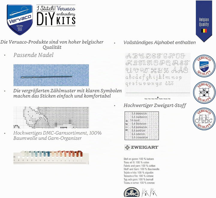Vervaco Zählmusterpackung-Kreuzstichbild