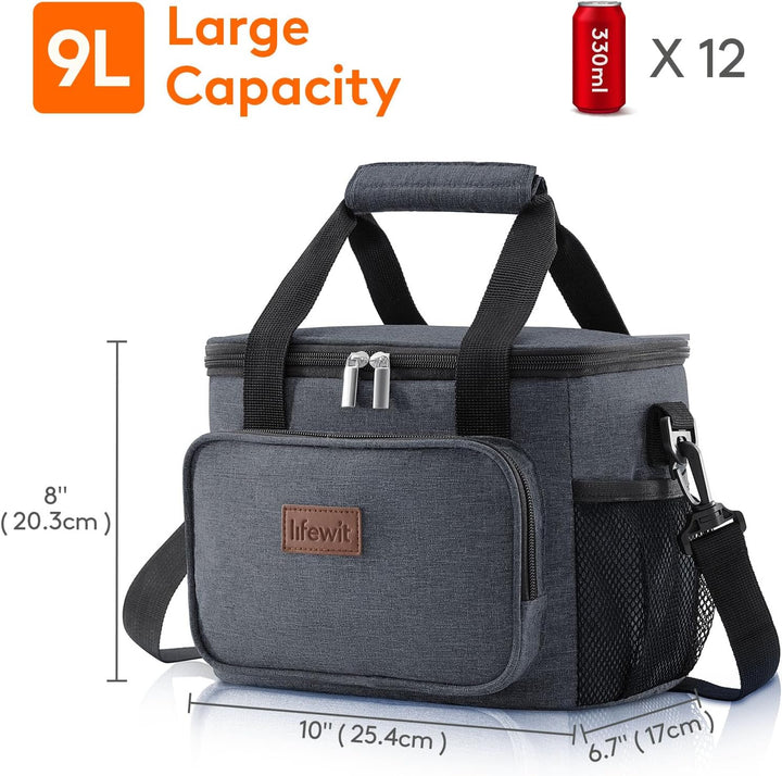 Lifewit Kühltasche Picknicktasche Lunchtasche Mittagessen Tasche Thermotasche Kühltasche Isoliertasc
