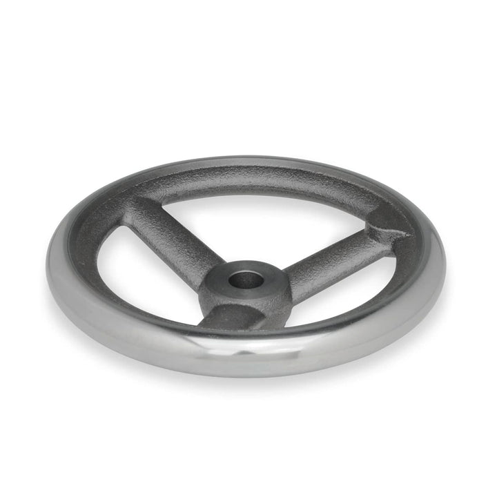 Ganter Normelemente | Handrad Gusseisen | DIN 950-GG-160-B14-A - Durchmesser d1: 160mm; Bohrung d2: