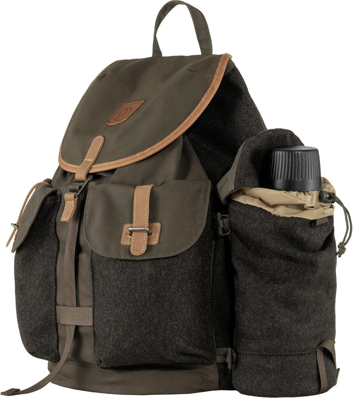 Fjallraven, Värmland Wool, Seitentasche, Dunkler Olivenbraun, 4Lt, Unisex-Adult