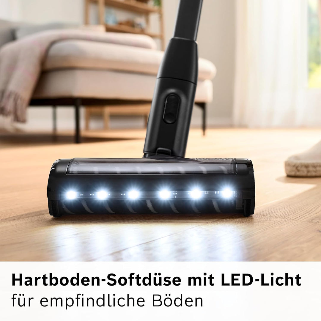 Bosch Hartboden-Softdüse mit LED-Beleuchtung BHZUNGHF, für Unlimited 9 und 10 Akku-Staubsauger, idea