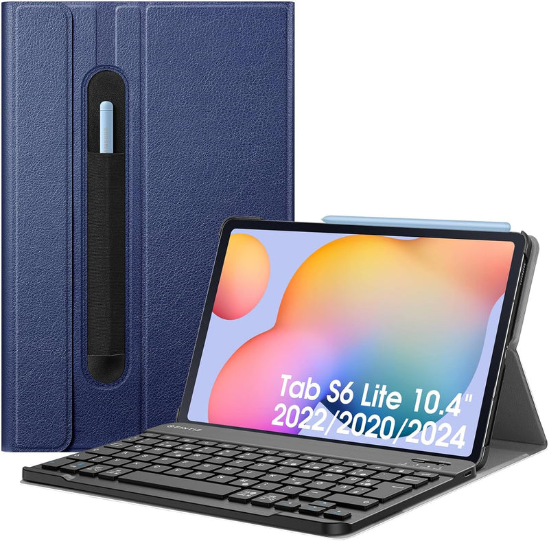 Fintie Tastatur Hülle für Samsung Galaxy Tab S6 Lite 10.4 2022/2020 SM-P610/P613/P615/P619 - Keyboar