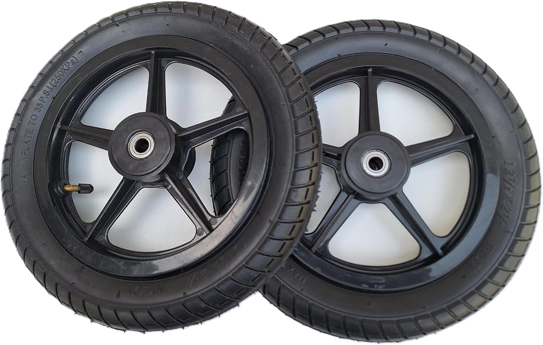 12 Zoll Rollstuhl-Hinterrad, Komplettrad, Ersatzrad, Robuster 12 1/2 x 2 1/4 (62-203) Zoll hochwerti