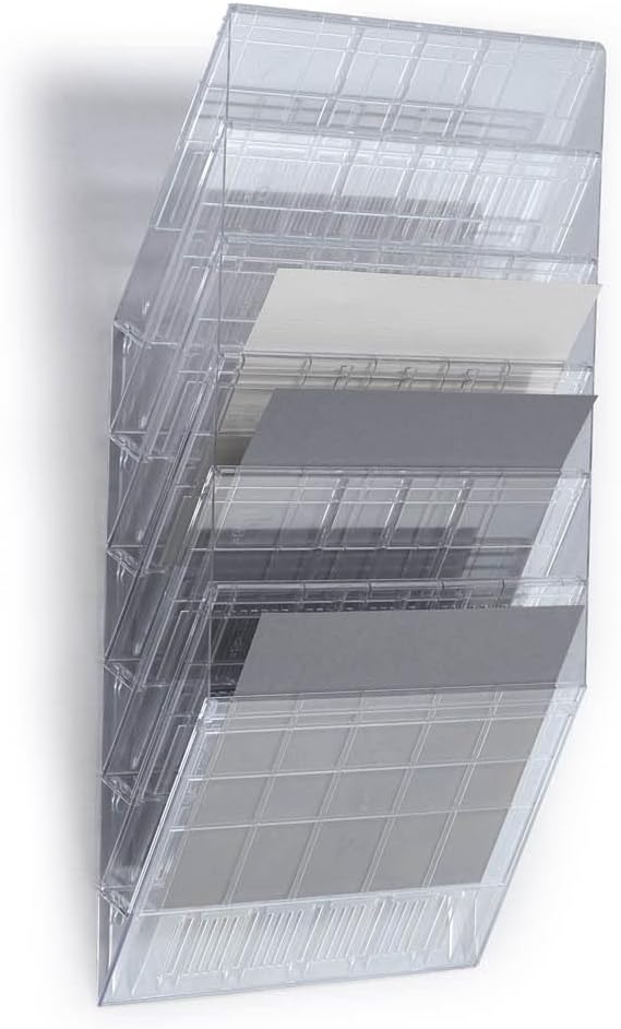 Durable Flexiboxx Prospektspender 6 A4 Querformat, 1709785400 Transparent Querformat, Transparent Qu